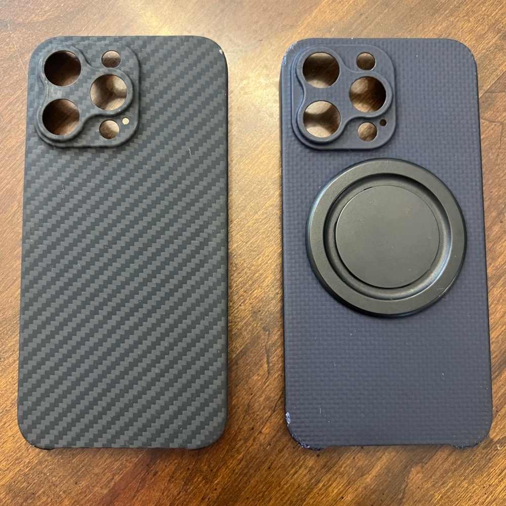 Set of 2 Carbon Fiber Later Cases- iPhone 13 Pro
